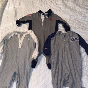 3 RALPH LAUREN INFANT ONESIES!